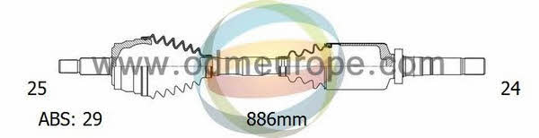 Odm-multiparts 18-162501 Drive shaft 18162501