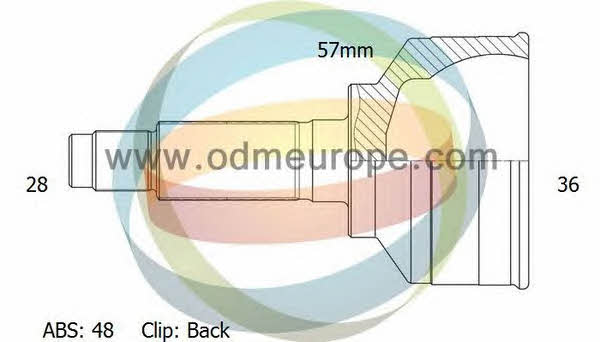 Odm-multiparts 12-011633 CV joint 12011633