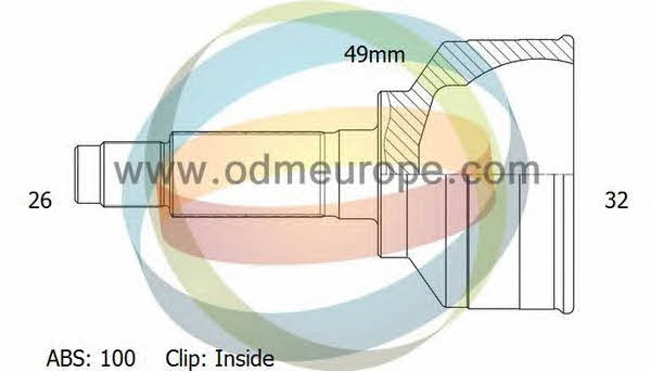 Odm-multiparts 12-040840 CV joint 12040840