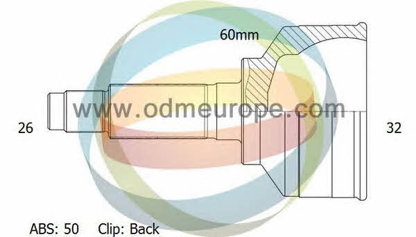 Odm-multiparts 12-040865 CV joint 12040865