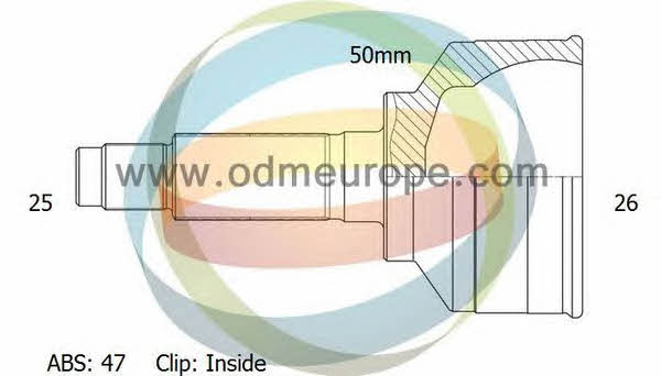 Odm-multiparts 12-080630 CV joint 12080630