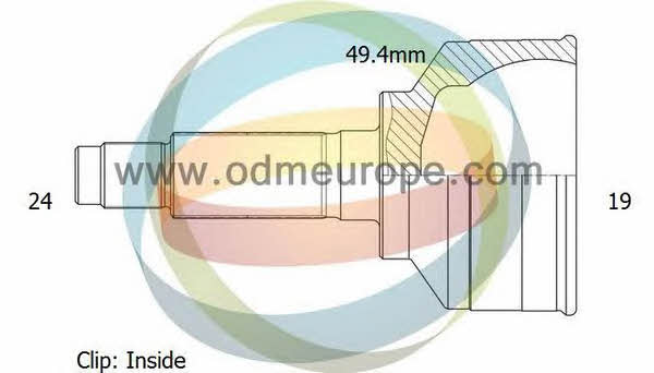Odm-multiparts 12-090270 CV joint 12090270