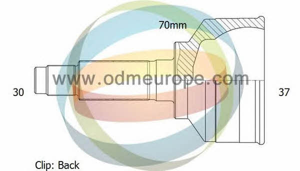 Odm-multiparts 12-141453 CV joint 12141453