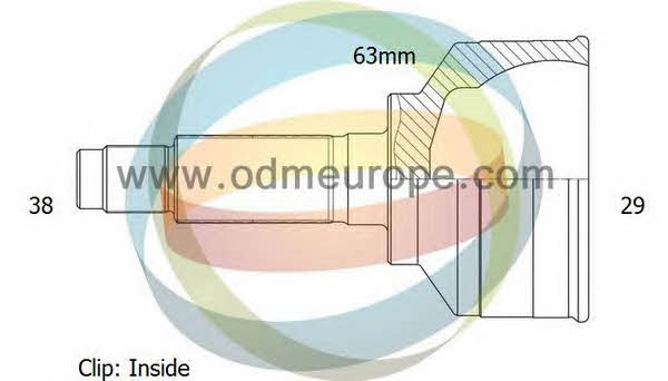 Odm-multiparts 12-211486 CV joint 12211486
