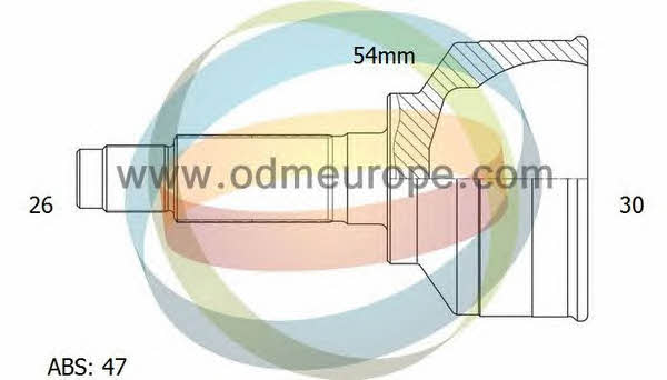 Odm-multiparts 12-221786 CV joint 12221786