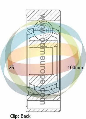 Odm-multiparts 12-231634 CV joint 12231634