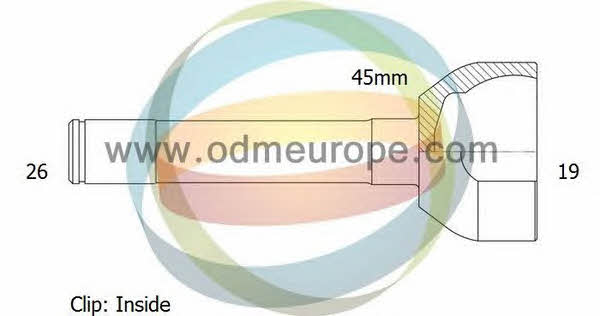 Odm-multiparts 12-300701 CV joint 12300701