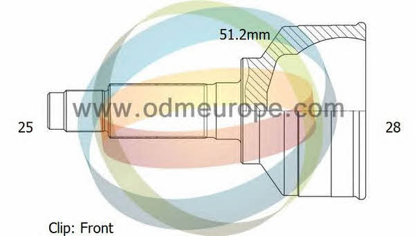 Odm-multiparts 12-351951 CV joint 12351951