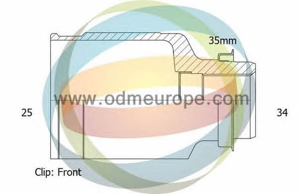Odm-multiparts 14-236091 CV joint 14236091
