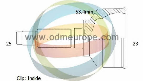 Odm-multiparts 12-011968 CV joint 12011968