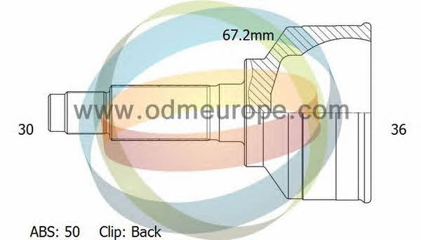 Odm-multiparts 12-080683 CV joint 12080683