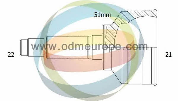 Odm-multiparts 12-351989 CV joint 12351989