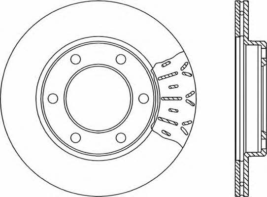 Open parts BDR1833.20 Brake disc BDR183320