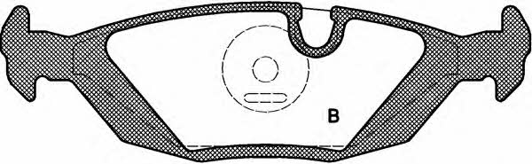 Open parts BPA0155.10 Brake Pad Set, disc brake BPA015510