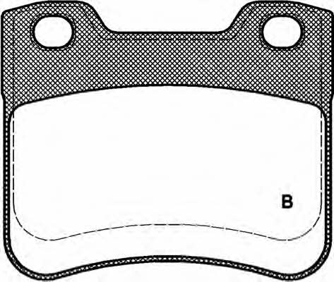 Open parts BPA0247.10 Brake Pad Set, disc brake BPA024710