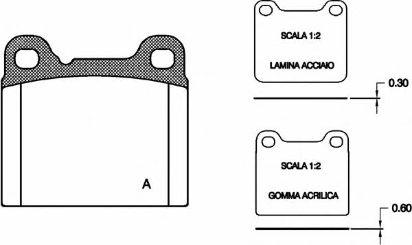 Open parts BPA0257.20 Brake Pad Set, disc brake BPA025720