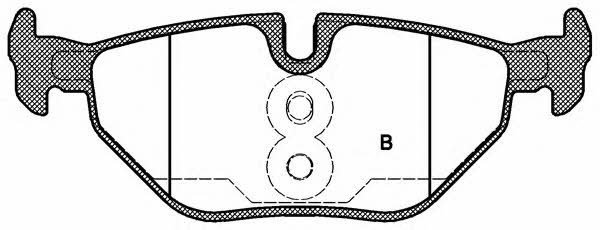 Open parts BPA0265.40 Brake Pad Set, disc brake BPA026540