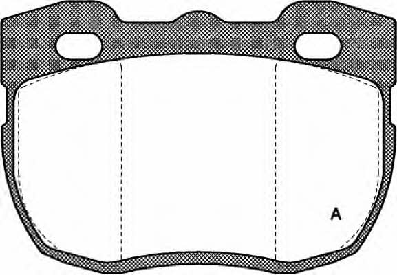 Open parts BPA0267.00 Brake Pad Set, disc brake BPA026700