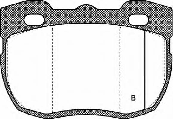 Open parts BPA0267.11 Brake Pad Set, disc brake BPA026711