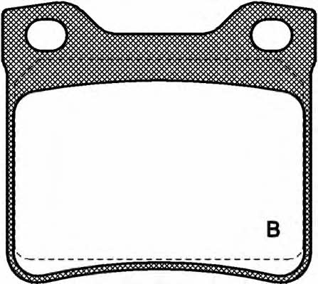 Open parts BPA0321.02 Brake Pad Set, disc brake BPA032102