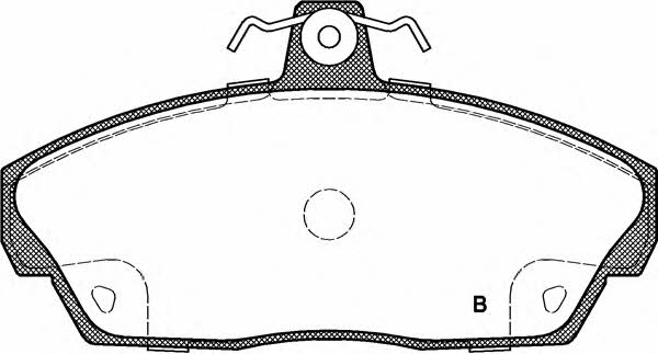 Open parts BPA0337.02 Brake Pad Set, disc brake BPA033702