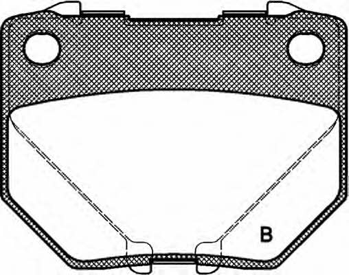 Open parts BPA0365.21 Brake Pad Set, disc brake BPA036521
