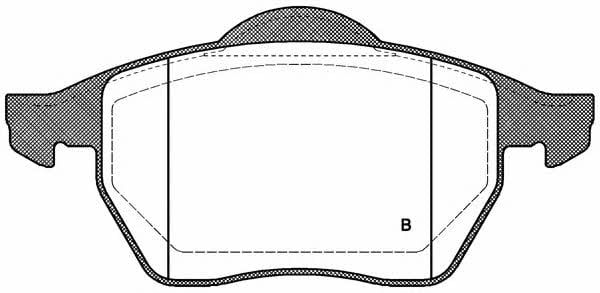 Open parts BPA0390.02 Brake Pad Set, disc brake BPA039002