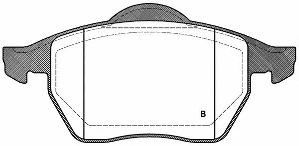 Open parts BPA0390.11 Brake Pad Set, disc brake BPA039011