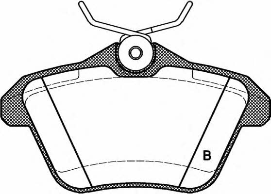 Open parts BPA0581.10 Brake Pad Set, disc brake BPA058110