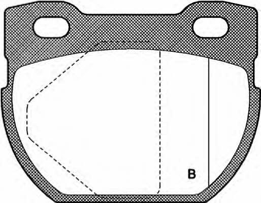 Open parts BPA0584.00 Brake Pad Set, disc brake BPA058400