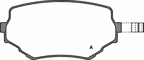 Open parts BPA0594.02 Brake Pad Set, disc brake BPA059402