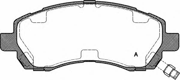 Open parts BPA0647.02 Brake Pad Set, disc brake BPA064702