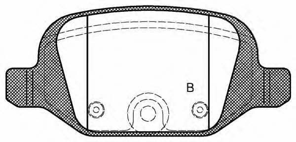 Open parts BPA0727.12 Brake Pad Set, disc brake BPA072712