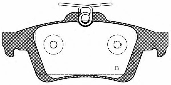 Open parts BPA0842.30 Brake Pad Set, disc brake BPA084230