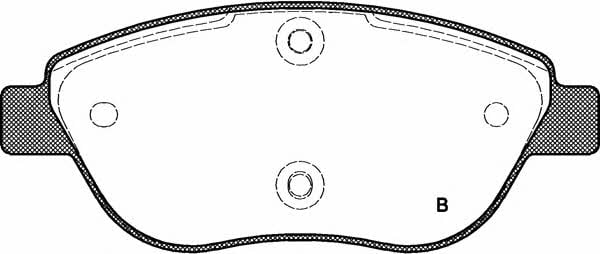 Open parts BPA0859.01 Brake Pad Set, disc brake BPA085901