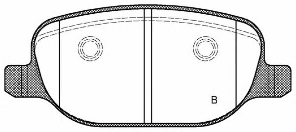 Open parts BPA0878.02 Brake Pad Set, disc brake BPA087802