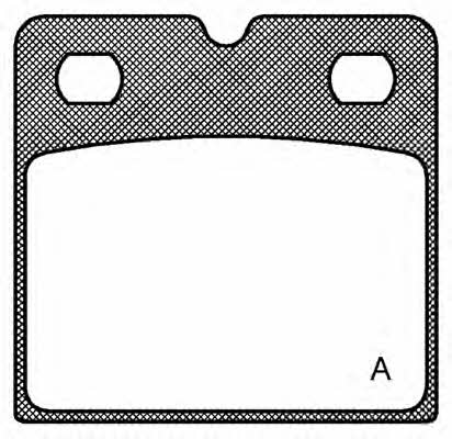 Open parts BPA1067.00 Brake Pad Set, disc brake BPA106700