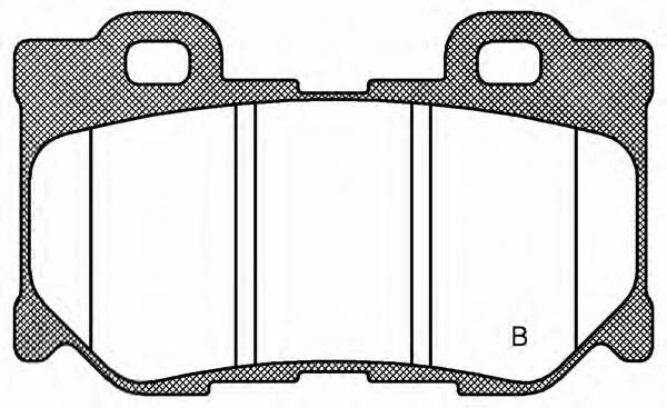 Open parts BPA1365.01 Brake Pad Set, disc brake BPA136501