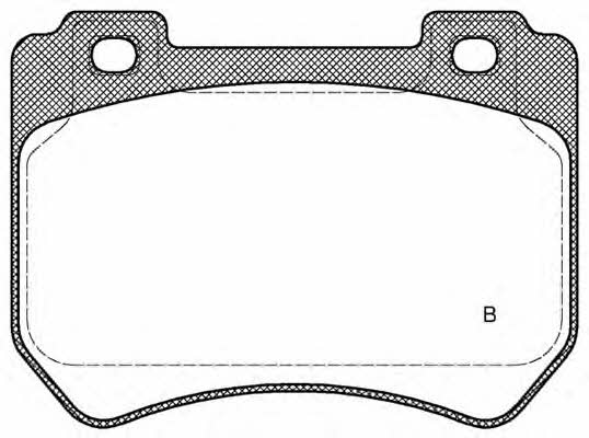 Open parts BPA1444.01 Brake Pad Set, disc brake BPA144401