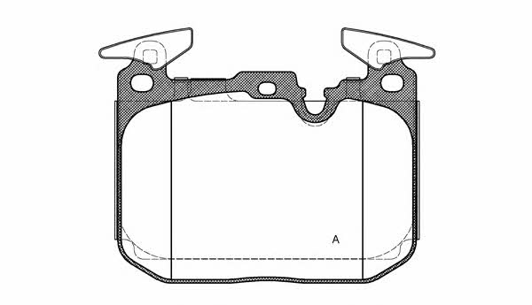 Open parts BPA1491.10 Brake Pad Set, disc brake BPA149110