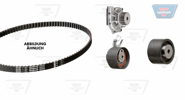 Optibelt KT 1520 W1 TIMING BELT KIT WITH WATER PUMP KT1520W1