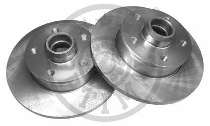 Optimal BS-0250 Rear brake disc, non-ventilated BS0250