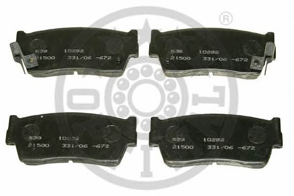 Optimal 10292 Brake Pad Set, disc brake 10292
