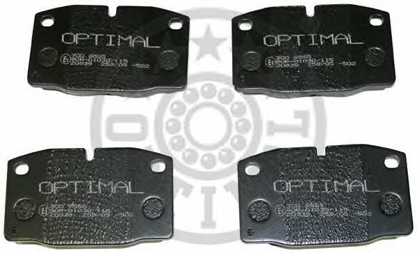 Optimal 9565 Brake Pad Set, disc brake 9565