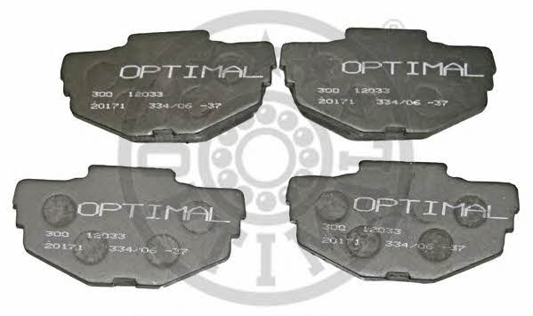 Optimal 12033 Brake Pad Set, disc brake 12033