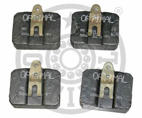 Optimal 12035 Brake Pad Set, disc brake 12035