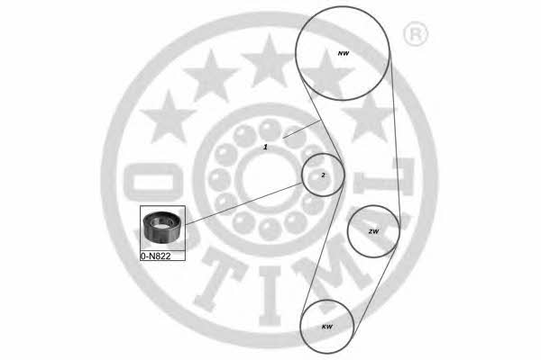 Optimal SK-1031 Timing Belt Kit SK1031