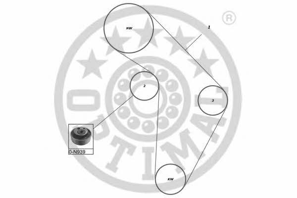 Optimal SK-1130 Timing Belt Kit SK1130