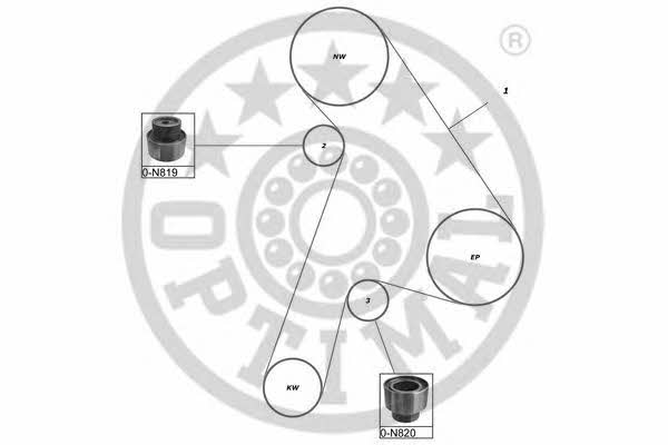 Optimal SK-1140 Timing Belt Kit SK1140