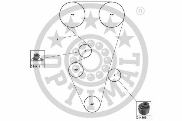  SK-1158 Timing Belt Kit SK1158